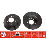 Disc Brake Rotor 272mm x 8.4 min DF4188S