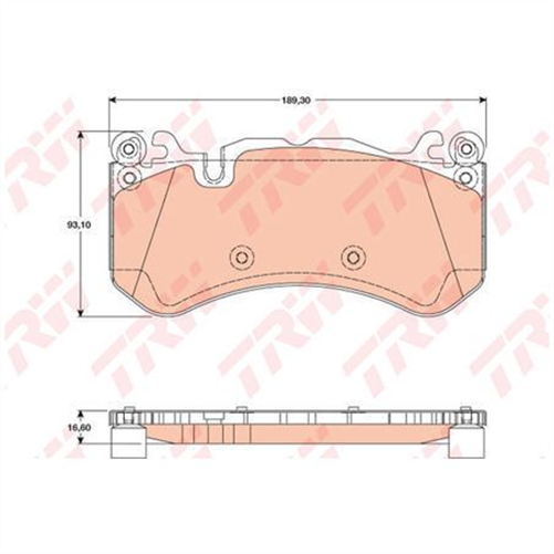 TRW Brake Pad Set