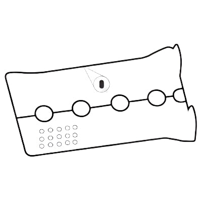 ROCKER COVER GASKET A16DMS + SPS PLASTIC CAM COVER ONLY VC4123