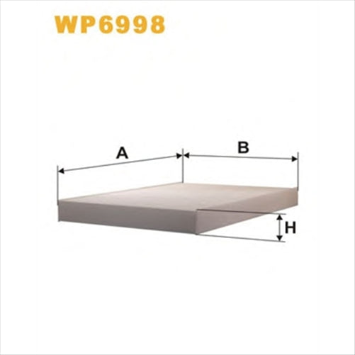 WIX CABIN AIR FILTER - AUDI A4/A6