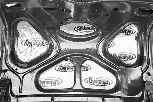 DYNAMAT PRE CUT KIT CHEV 55-57 TRUNK LID