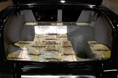 DYNAMAT PRE CUT KIT CHEV 55-57 TRUNK FLOOR KIT