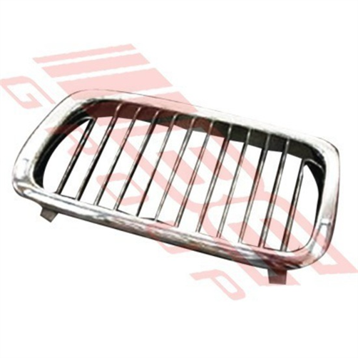 GRILLE - CHRM/CHRM/BLACK - L/H - BMW 7'S E38 1994