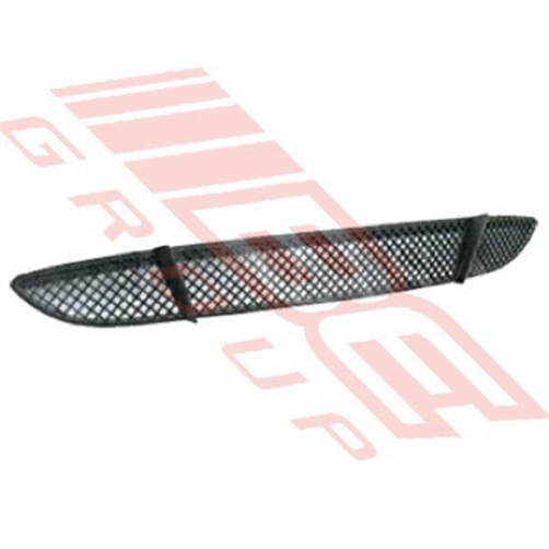 FRONT BUMPER GRILLE - MAT/BLACK - BMW 1'S E87 2004