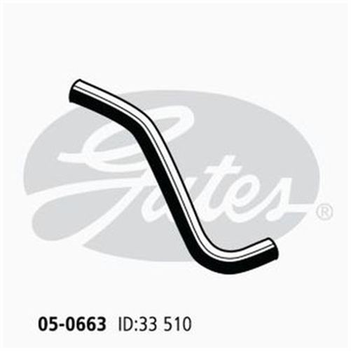 GATES RADIATOR HOSE UPPER 05-0663