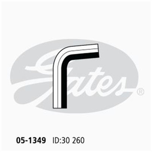 GATES RADIATOR HOSE UPPER 05-1349