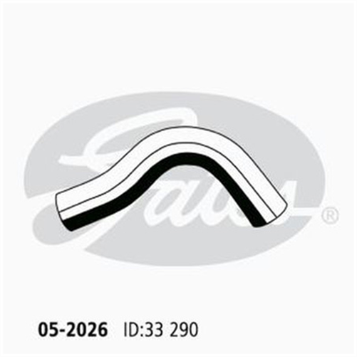 GATES RADIATOR HOSE UPPER 05-2026