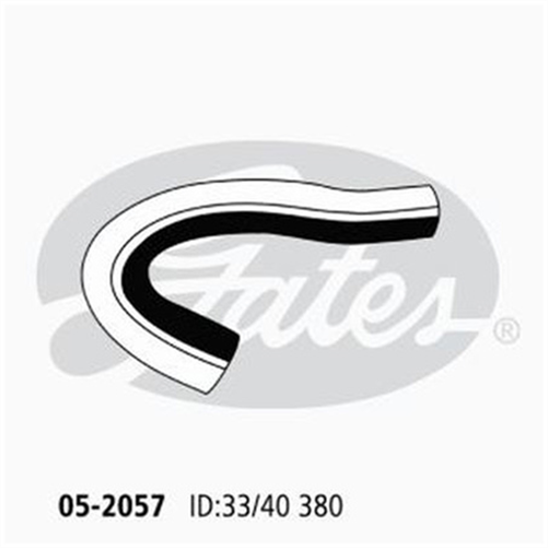 GATES RADIATOR HOSE UPPER 05-2057