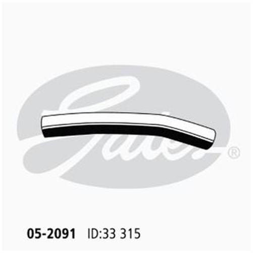 GATES RADIATOR HOSE UPPER 05-2091