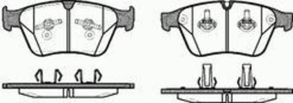 FRONT DISC BRAKE PADS - MERCEDES BENZ ML CLASS  06-