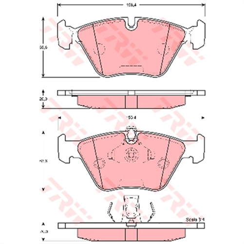 Brake Pad Set (DB1364)