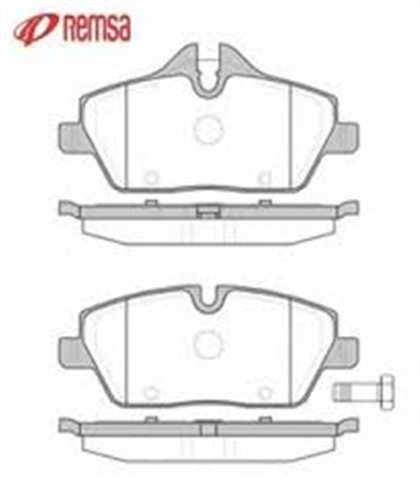 FRONT BRAKE PADS MINI R55 R56 R57 ONE COOPER2006-2013