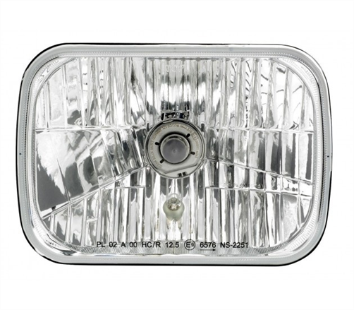 Semi Sealed Beam Rectangle 142 x 200mm Globe Style H4