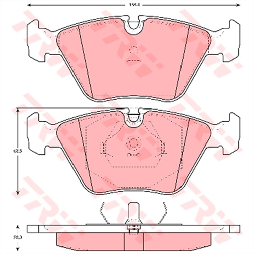 Brake Pad Set (DB1131)