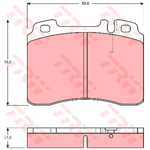 Brake Pad Set (DB1320)