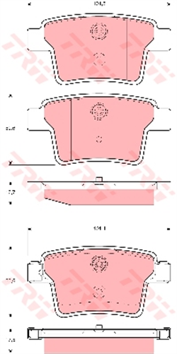 Brake Pad Set (DB1713)