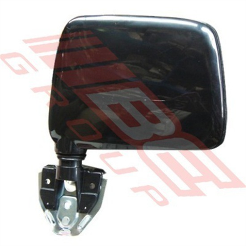 DOOR MIRROR - R/H - BLACK - DOOR MOUNT - NISSAN NAVARA D21 1986-92