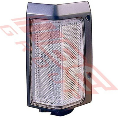 CORNER LAMP - R/H - CLEAR/BLACK - NARROW - NISSAN NAVARA D21 1986-92