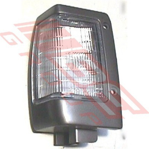 CORNER LAMP - L/H - GREY - CLEAR TYPE - NISSAN NAVARA D21 1990