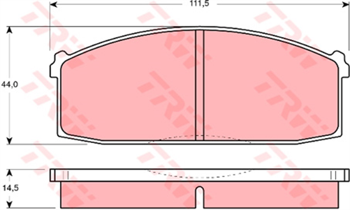 Brake Pad Set (DB225)