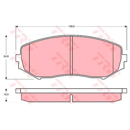 Brake Pad Set (DB1842)