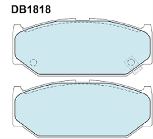 FRONT DISC BRAKE PADS - SUZUKI SWIFT 05-