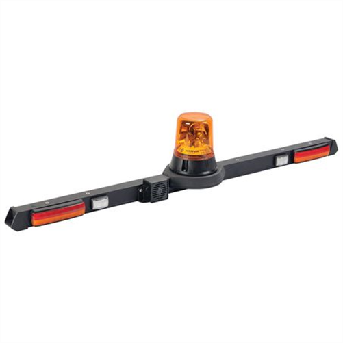 Mine Bar 12V With Halogen Rotating Beacon Reversing Alarm