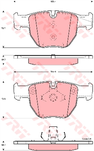 Brake Pad Set (DB2054)