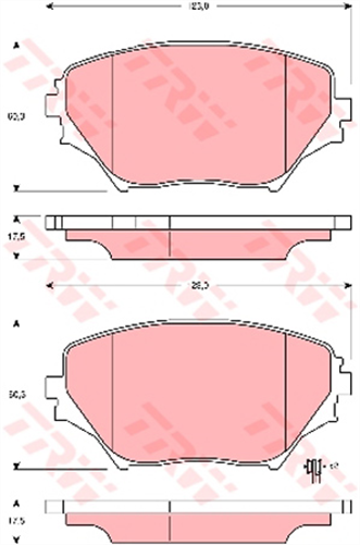 DTEC Brake Pad Set (DB1432)