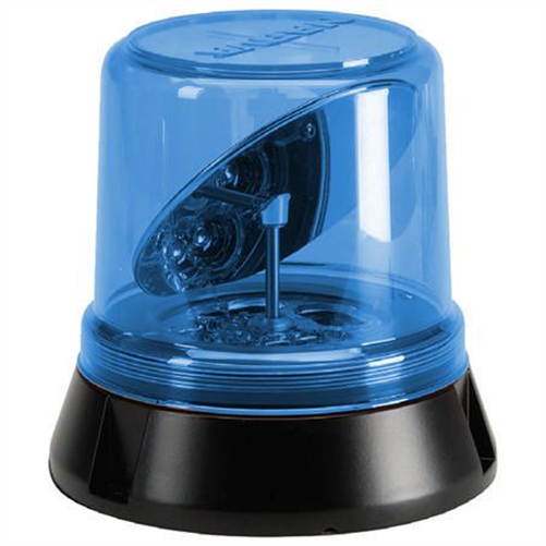 Hi Optics LED Rotating Beacon Blue 12 or 24V Permanent Mount