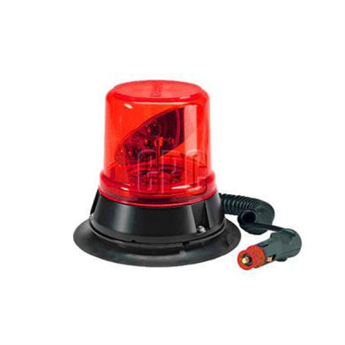 LED Strobe Red 12 or 24V Vacuum Magnetic Mount