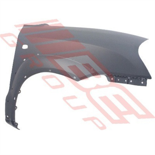 FRONT GUARD - R/H - W/SLP W/MLDG HOLES - HYUNDAI TUCSON 2005