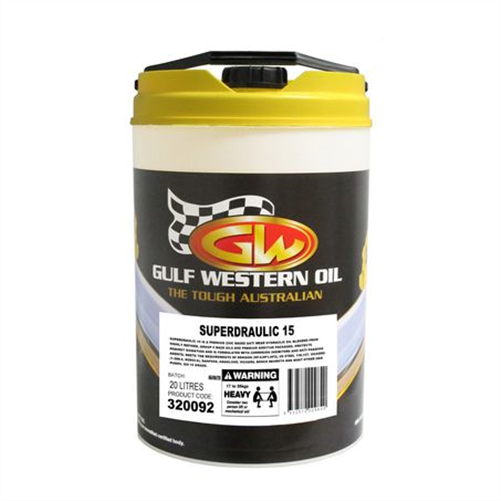 SUPERDRAULIC 15 HYDRAULIC FLUID - 20L 320092