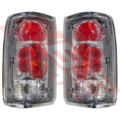 REAR LAMP - SET - L&R - CHROME - MAZDA B SERIES 1986-93