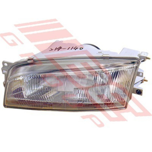 HEADLAMP - L/H - GLASS LENS - MITSUBISHI LANCER CK SED 1996-99