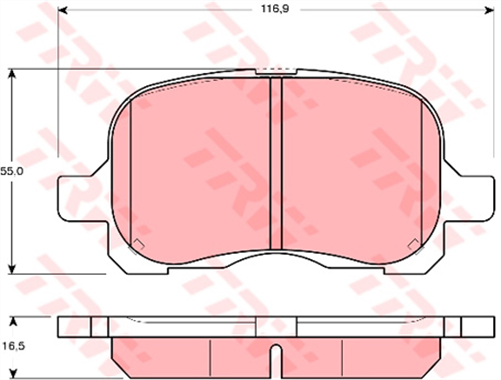 Brake Pad Set (DB1392)