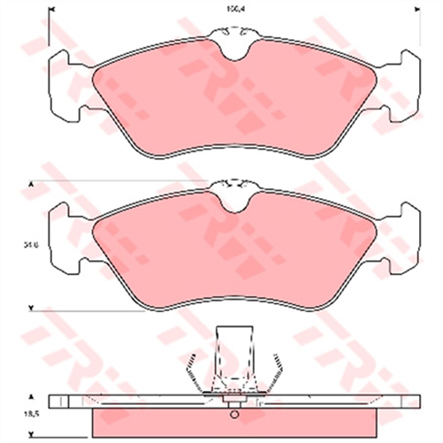 Brake Pad Set (DB1960)