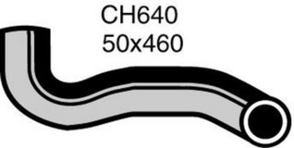 RADIATOR HOSE UPPER CH640