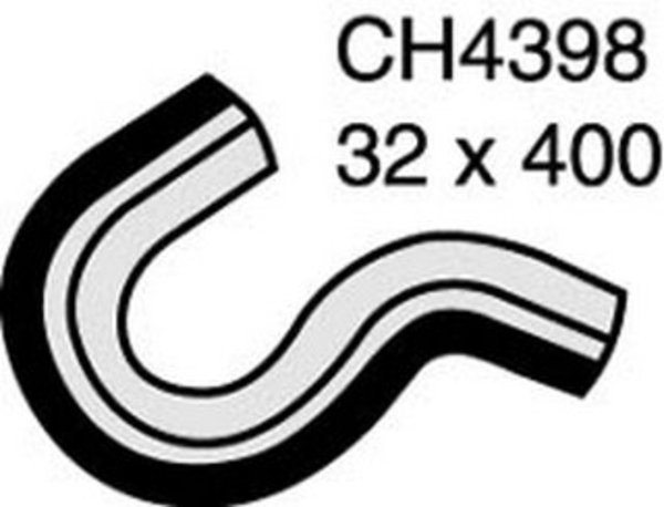 TOP HOSE AUDI DAEWOO W/O AIR CON CH4398