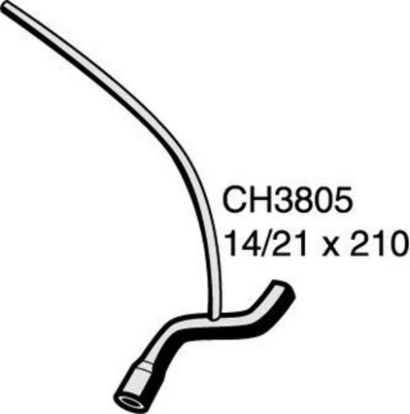 HEATER HOSE DAEWOO CIELO CH3805