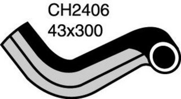 MERCEDES-BENZ RADIATOR HOSE UPPER CH2406