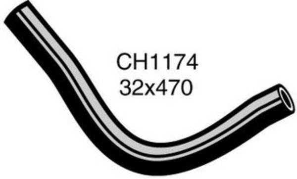 RADIATOR HOSE UPPER HOLDEN VB VC MITSUBISHI CH1174