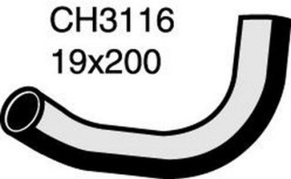 NISSAN HEATER HOSE CH3116