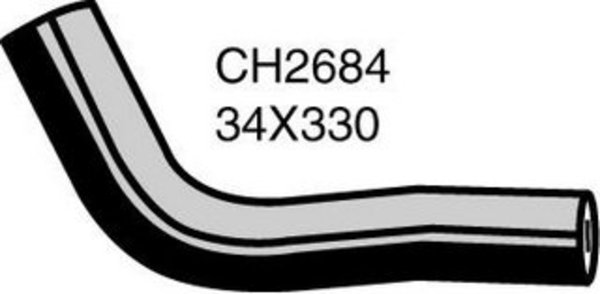 RADIATOR HOSE UPPER MITSUBISHI LANCER MIRAGE CH2684