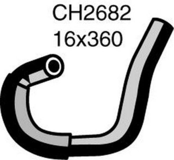 TOYOTA HEATER HOSE OUTLET FROM HEATER CH2682