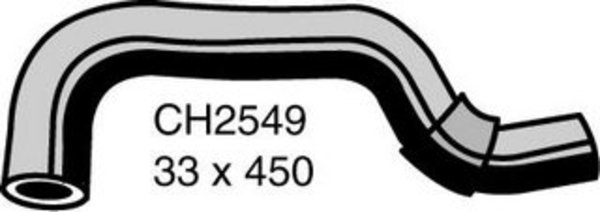 RADIATOR HOSE UPPER NISSAN NAVARA TOYOTA COROLLA CH2549