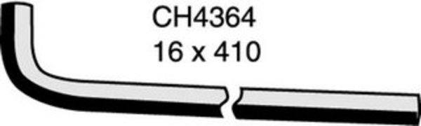 HEATER HOSE SAAB (RADIATOR TO EXP TANK) CH4364