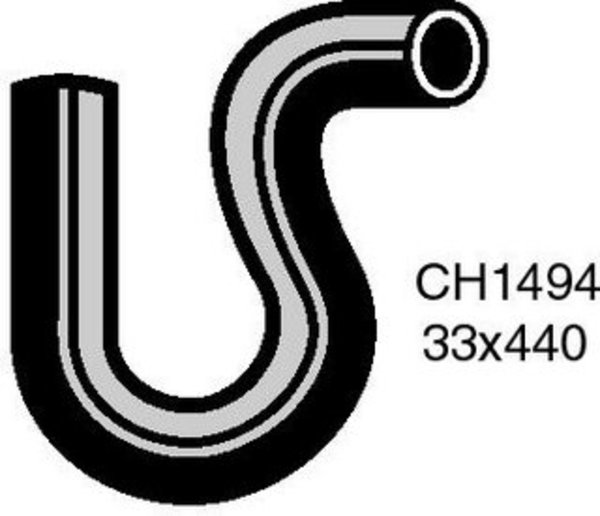 Radiator Upper Hose  - HOLDEN CAMIRA JD - 1.8L I4  PETROL - Manual & A