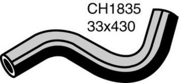 Radiator Upper Hose  - HYUNDAI LANTRA J1 - 1.8L I4  PETROL - Manual &