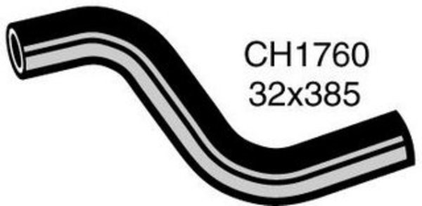 Radiator Upper Hose  - MITSUBISHI MAGNA TR - 2.6L I4  PETROL - Manual